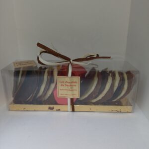 réglette chocolat 3 couleur et macarons |les chocolats du Santerre