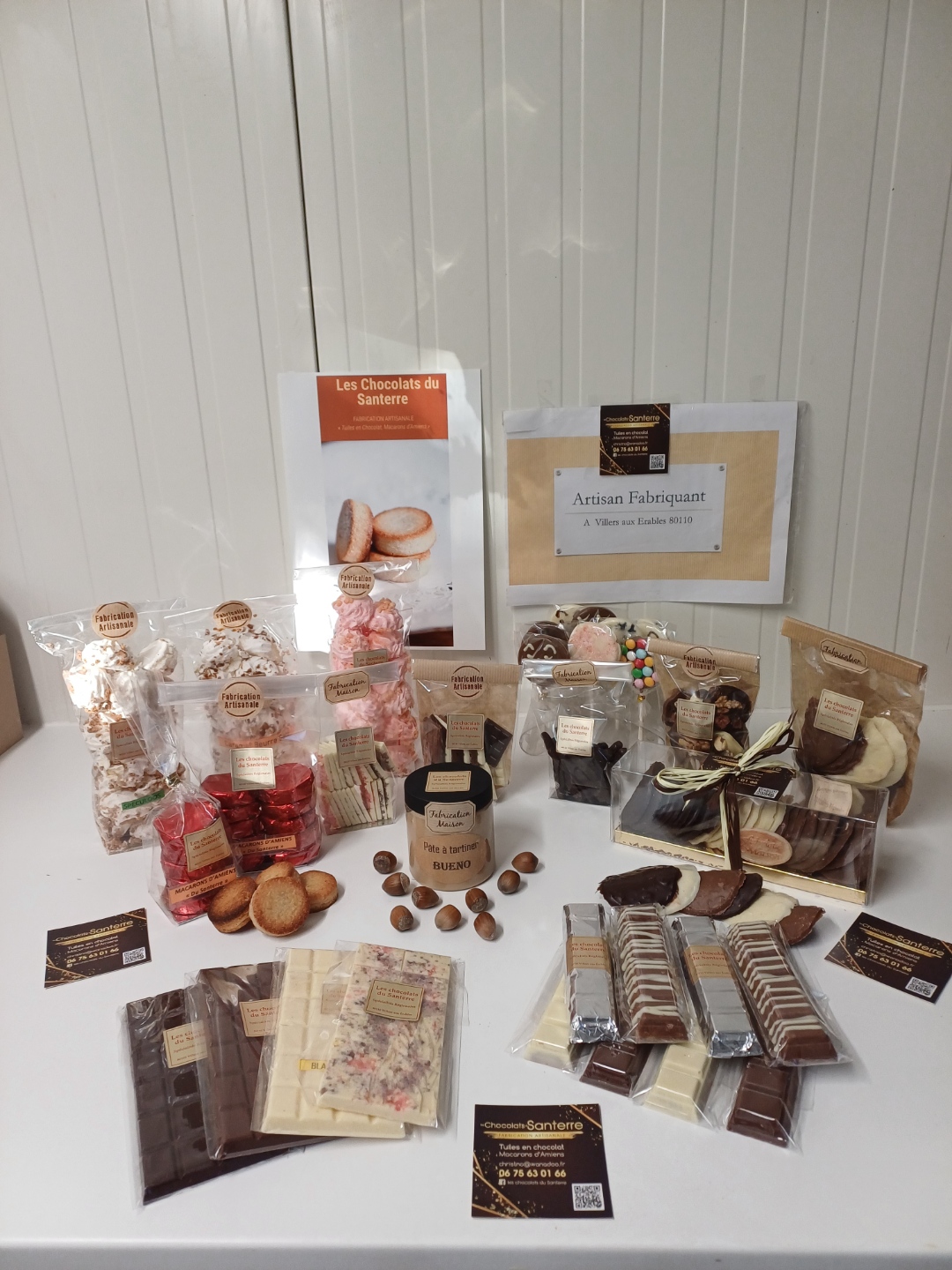 Les Chocolats du Santerre |chocolaterie à Villers-aux-Erables (80110) . chocolaterie macarons d'Amiens