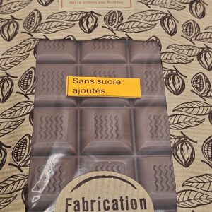 Tablette Lait sans sucre ajouté | Les Chocolats du Santerre