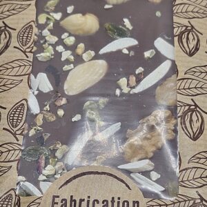 tablette chocolat lait Fruit Sec | Les Chocolat Du Santerre